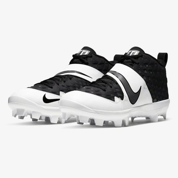 Nike Other - Nike Black and White Athletic Shoes with Velcro Strap